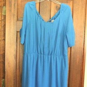Baby Blue Short Sleeve Dress